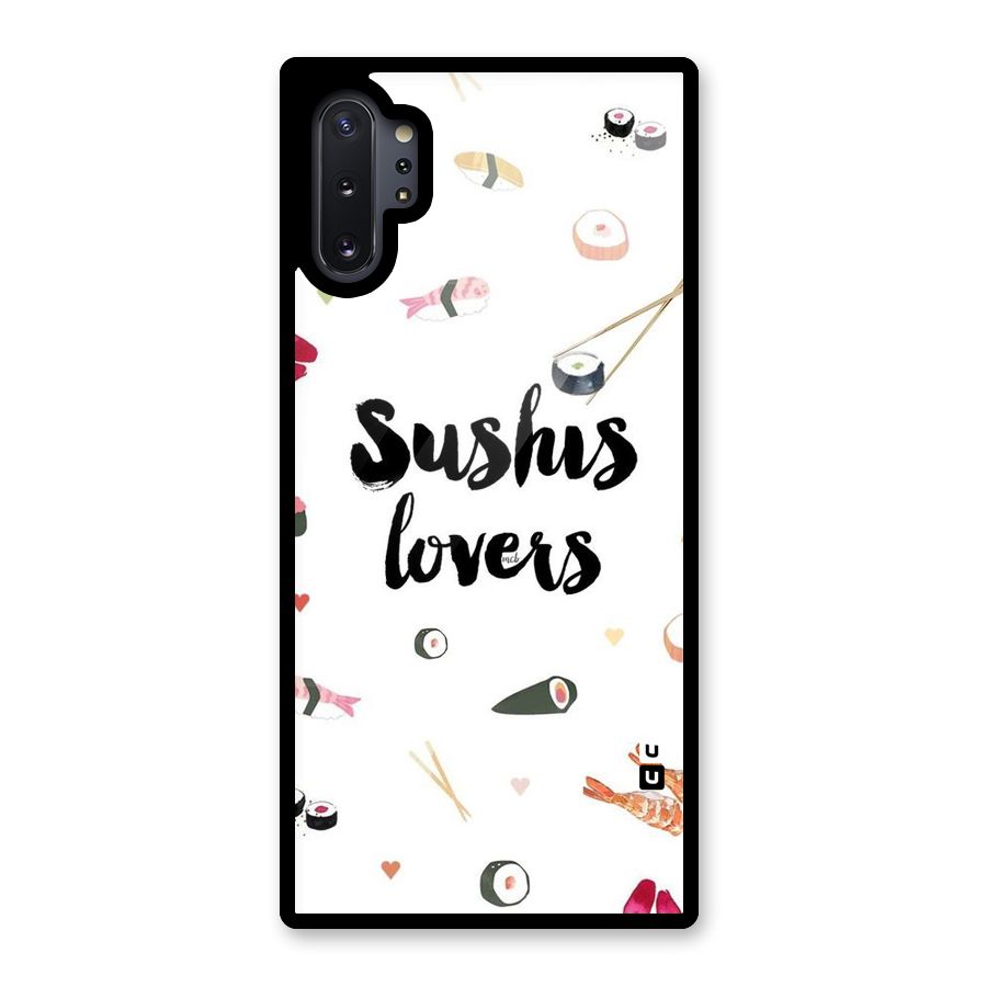 Sushi Lovers Glass Back Case for Galaxy Note 10 Plus