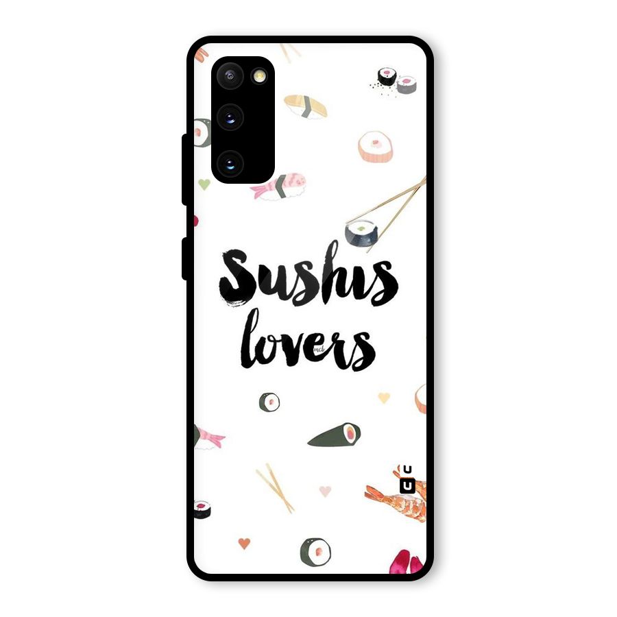 Sushi Lovers Glass Back Case for Galaxy S20 FE 5G