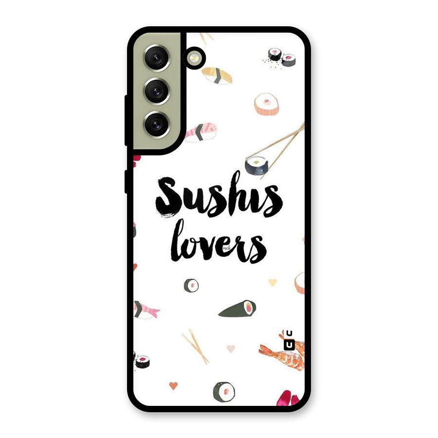 Sushi Lovers Glass Back Case for Galaxy S21 FE 5G