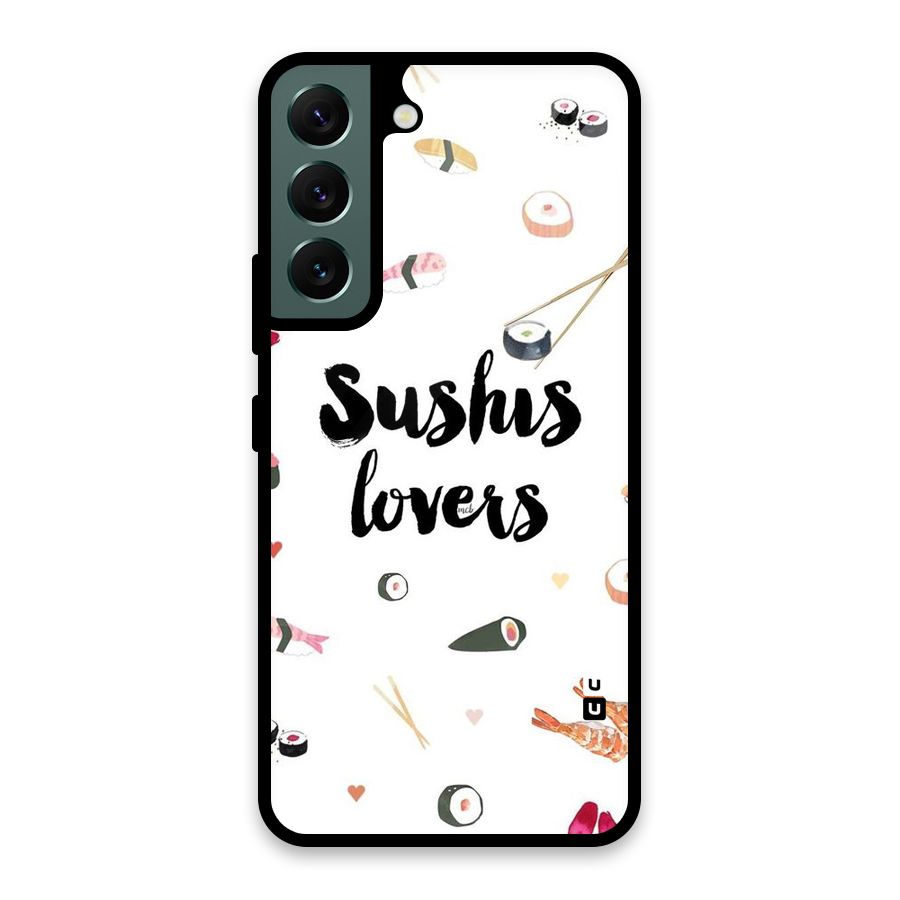 Sushi Lovers Glass Back Case for Galaxy S22 5G