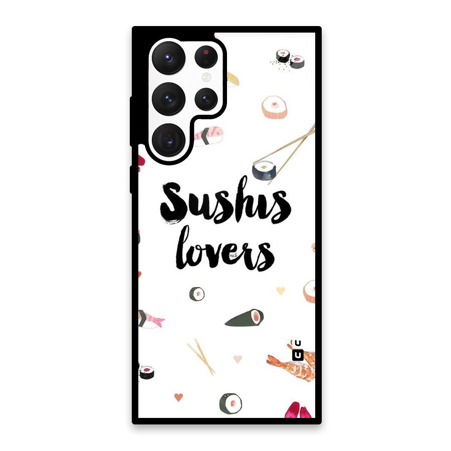 Sushi Lovers Glass Back Case for Galaxy S22 Ultra 5G