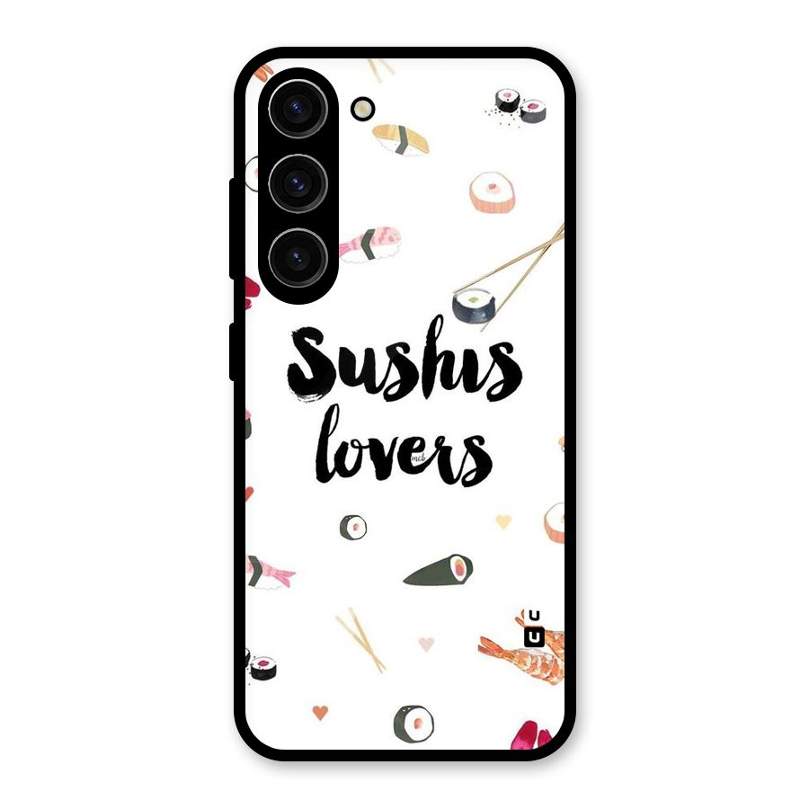 Sushi Lovers Glass Back Case for Galaxy S23