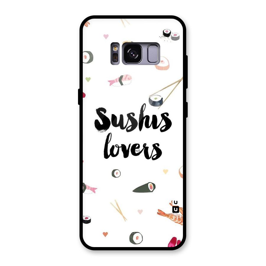 Sushi Lovers Glass Back Case for Galaxy S8