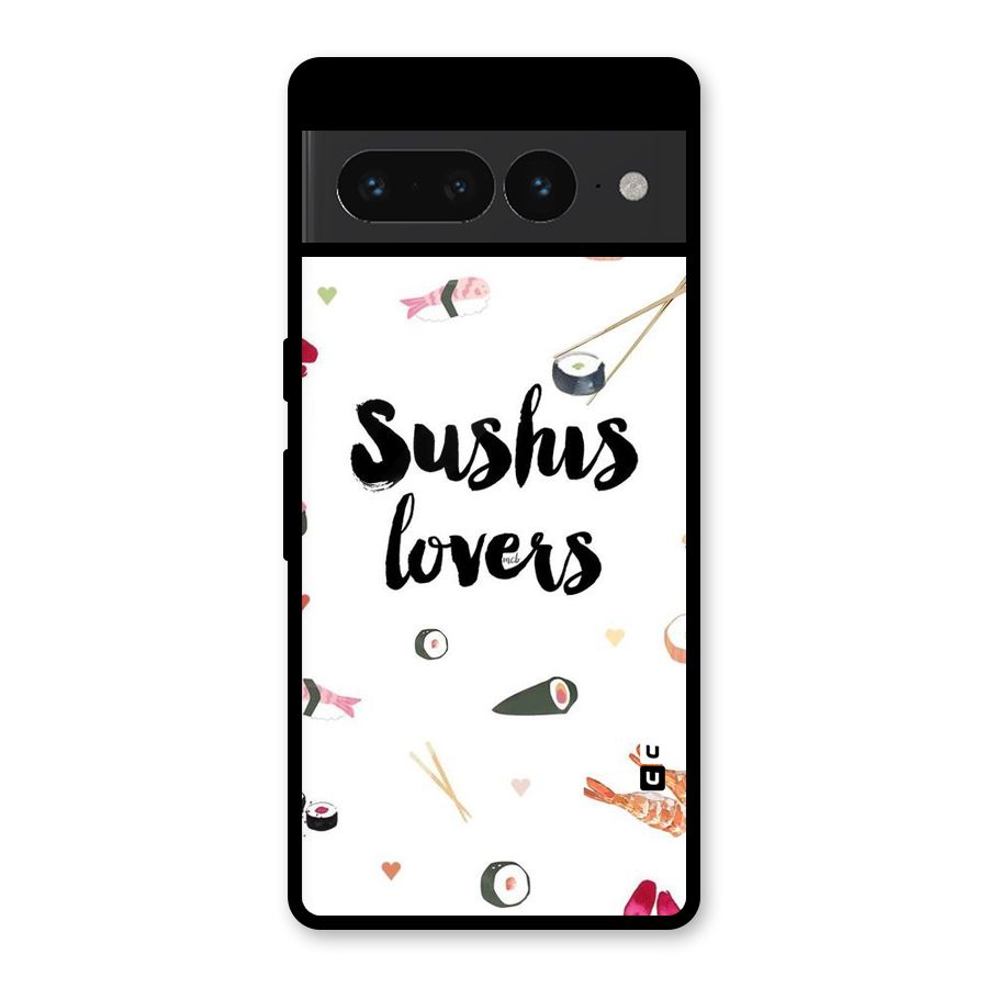 Sushi Lovers Glass Back Case for Google Pixel 7 Pro