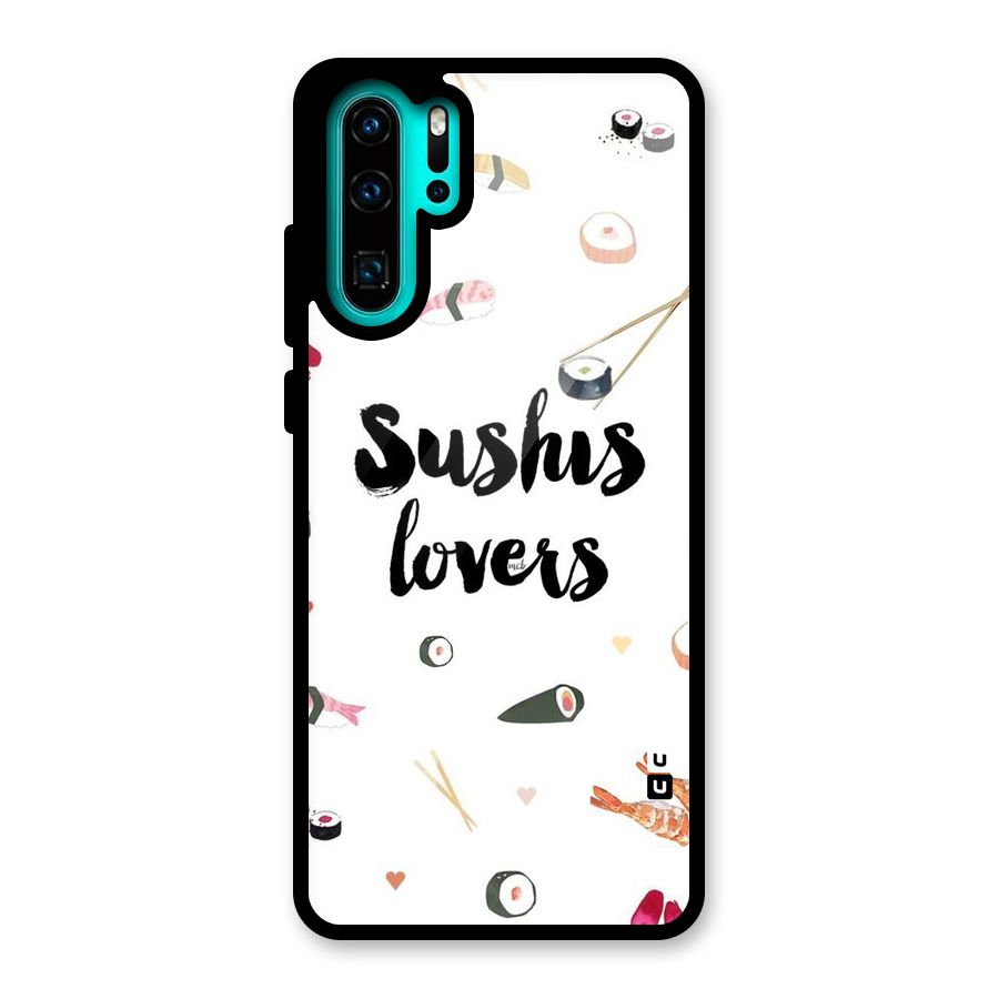 Sushi Lovers Glass Back Case for Huawei P30 Pro