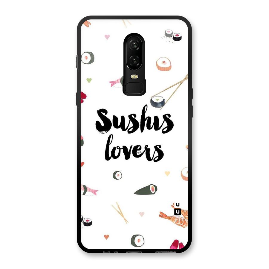 Sushi Lovers Glass Back Case for OnePlus 6