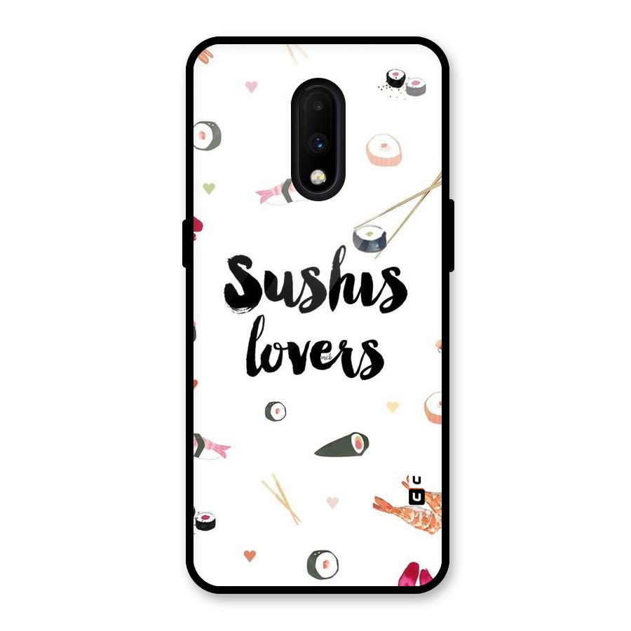 Sushi Lovers Glass Back Case for OnePlus 7