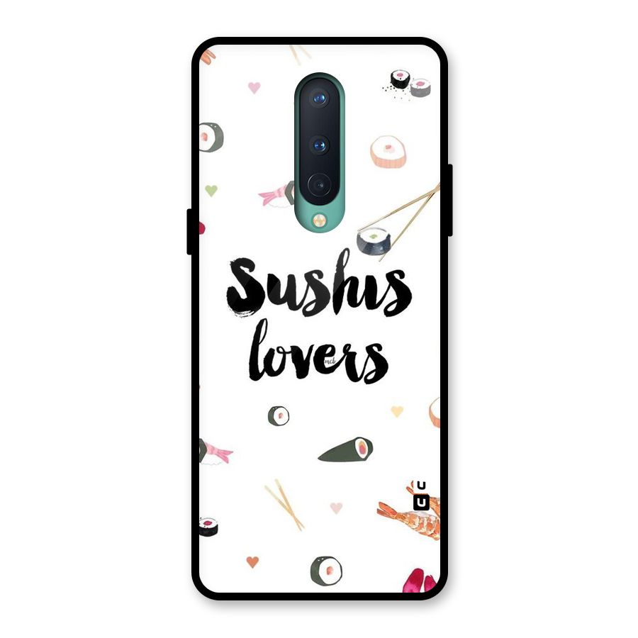 Sushi Lovers Glass Back Case for OnePlus 8