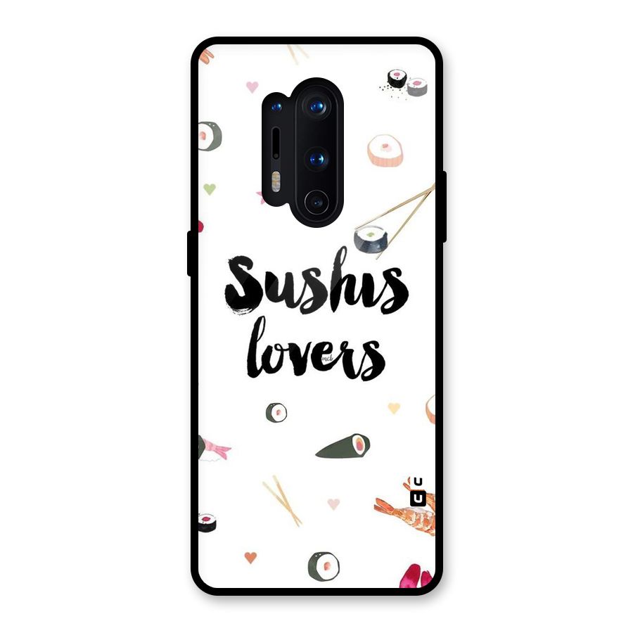 Sushi Lovers Glass Back Case for OnePlus 8 Pro