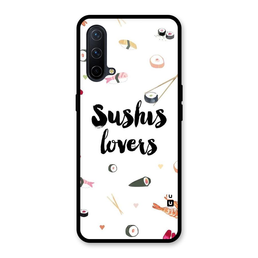 Sushi Lovers Glass Back Case for OnePlus Nord CE 5G