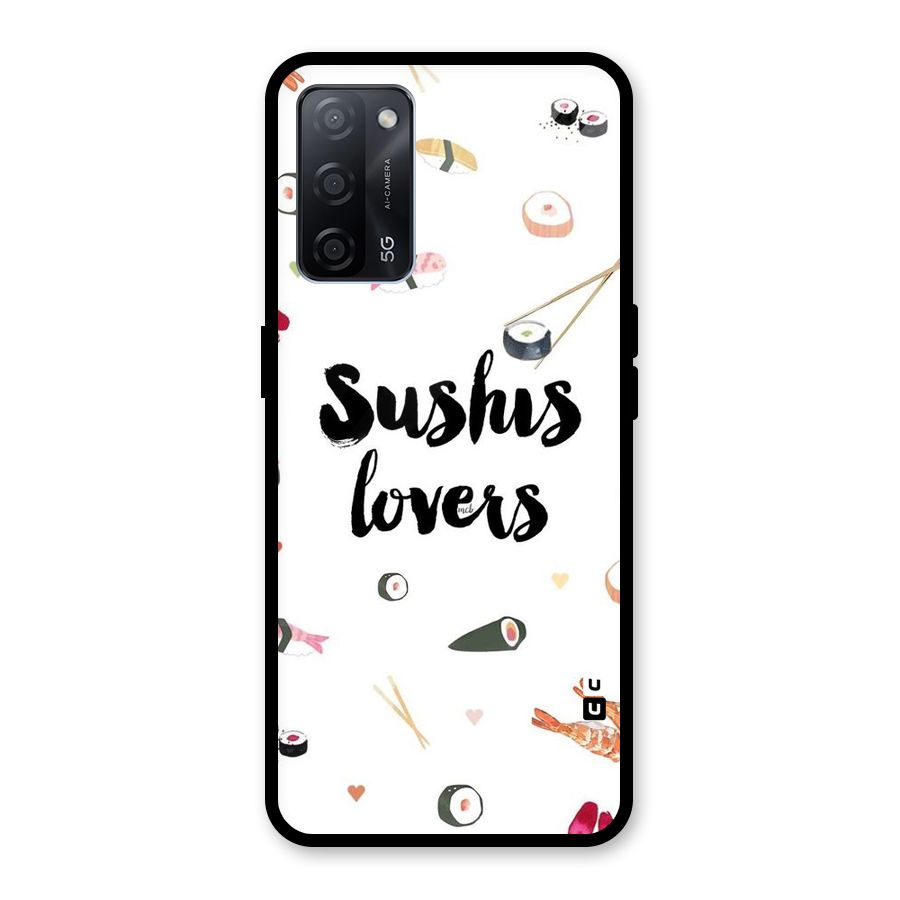 Sushi Lovers Glass Back Case for Oppo A53s 5G