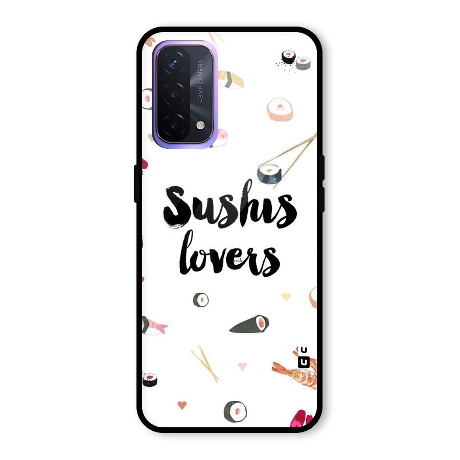 Sushi Lovers Glass Back Case for Oppo A74 5G