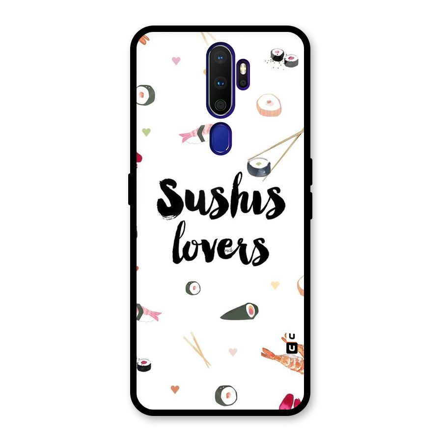 Sushi Lovers Glass Back Case for Oppo A9 (2020)