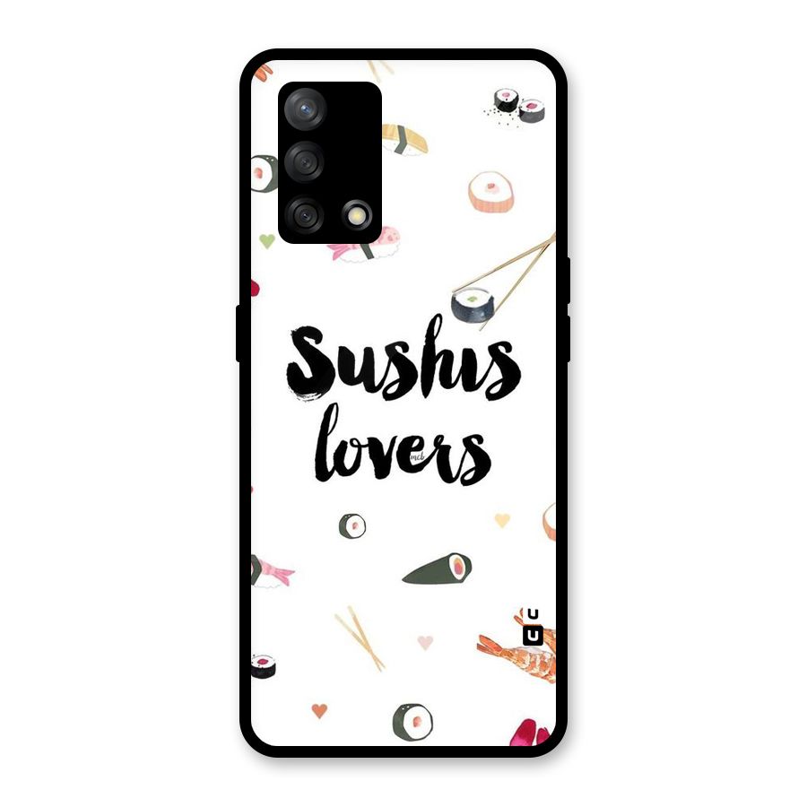 Sushi Lovers Glass Back Case for Oppo F19
