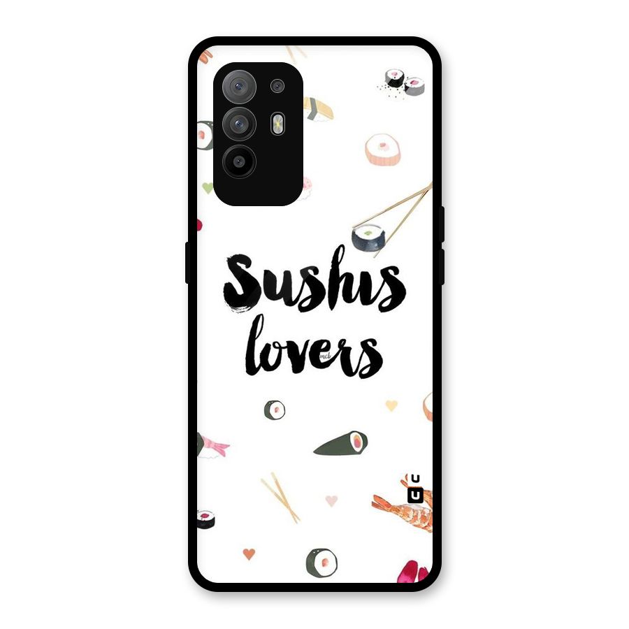 Sushi Lovers Glass Back Case for Oppo F19 Pro Plus 5G