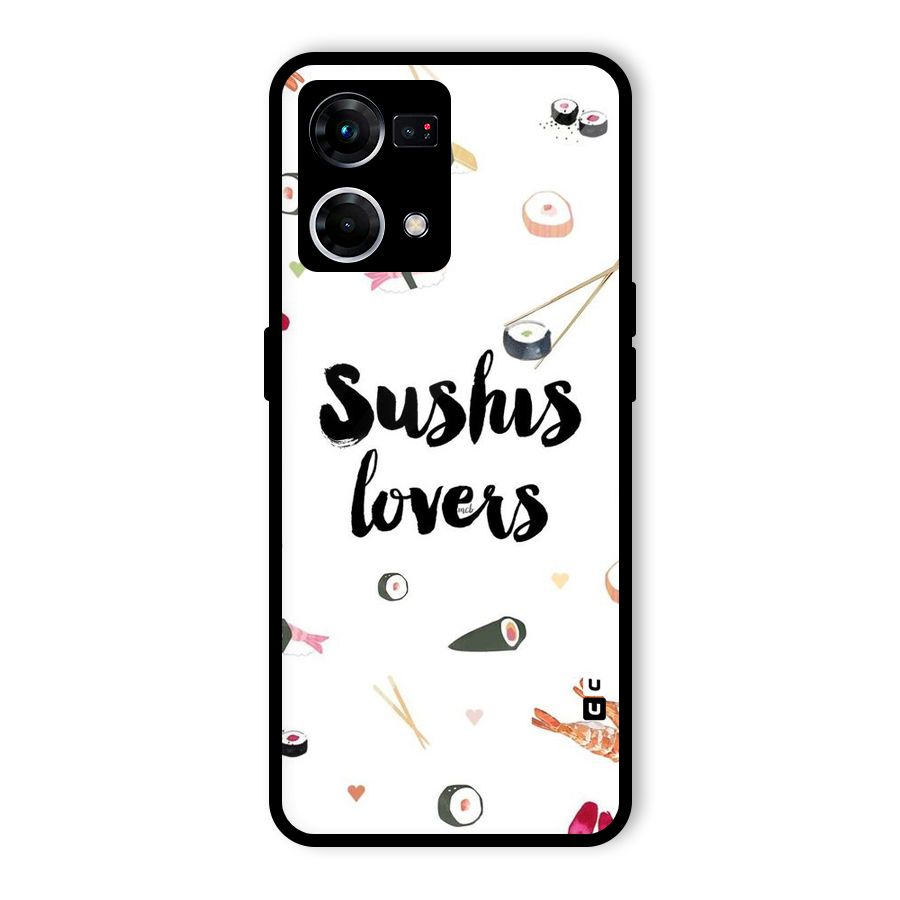 Sushi Lovers Glass Back Case for Oppo F21s Pro 4G