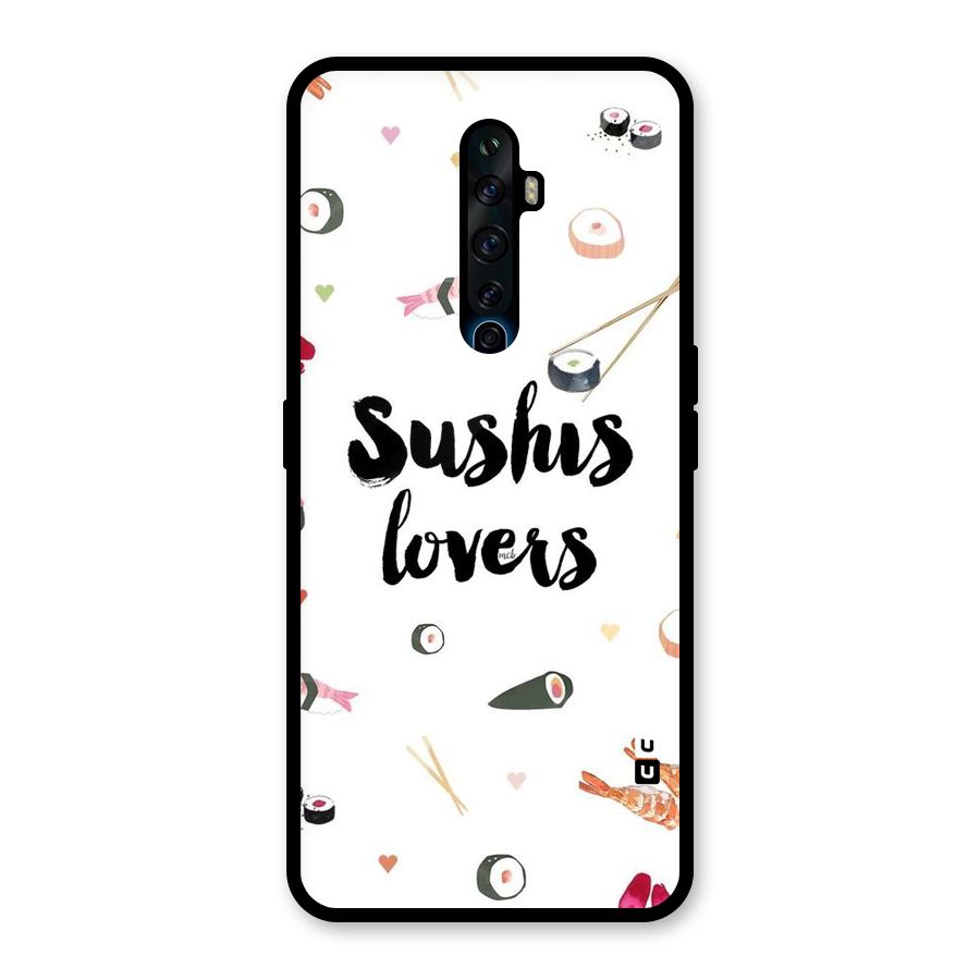 Sushi Lovers Glass Back Case for Oppo Reno2 F