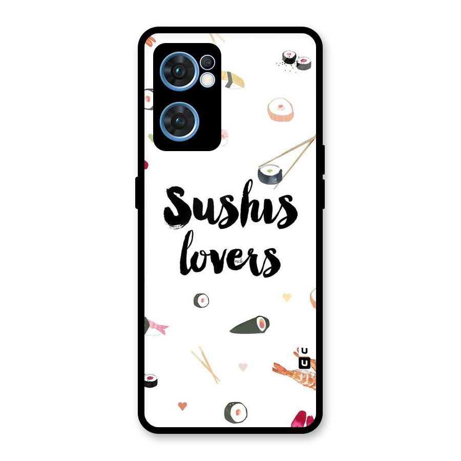 Sushi Lovers Glass Back Case for Oppo Reno7 5G