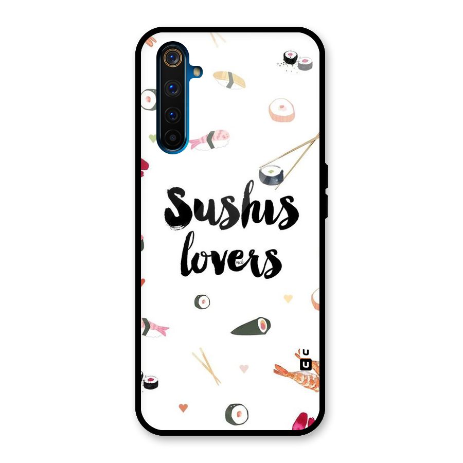 Sushi Lovers Glass Back Case for Realme 6 Pro