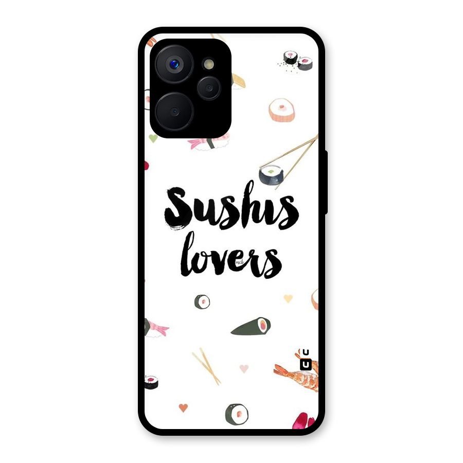 Sushi Lovers Glass Back Case for Realme 9i 5G