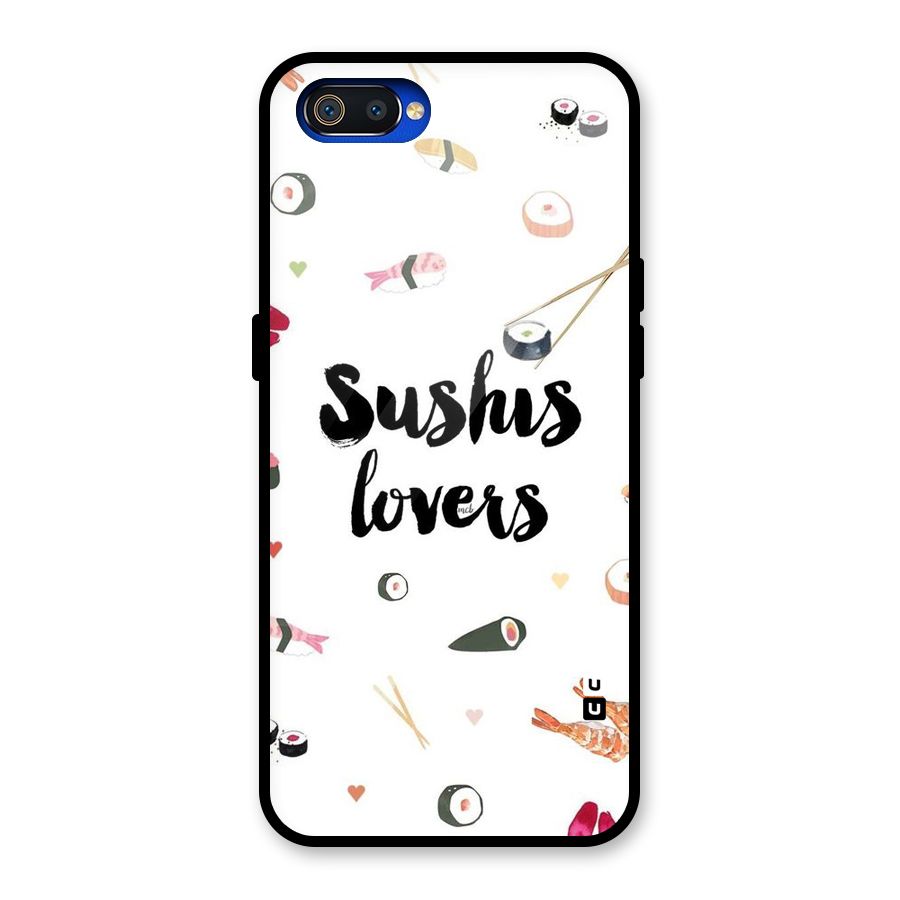 Sushi Lovers Glass Back Case for Realme C2