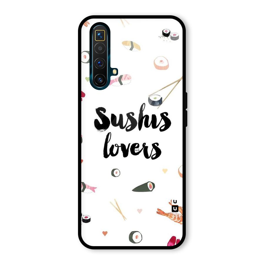 Sushi Lovers Glass Back Case for Realme X3