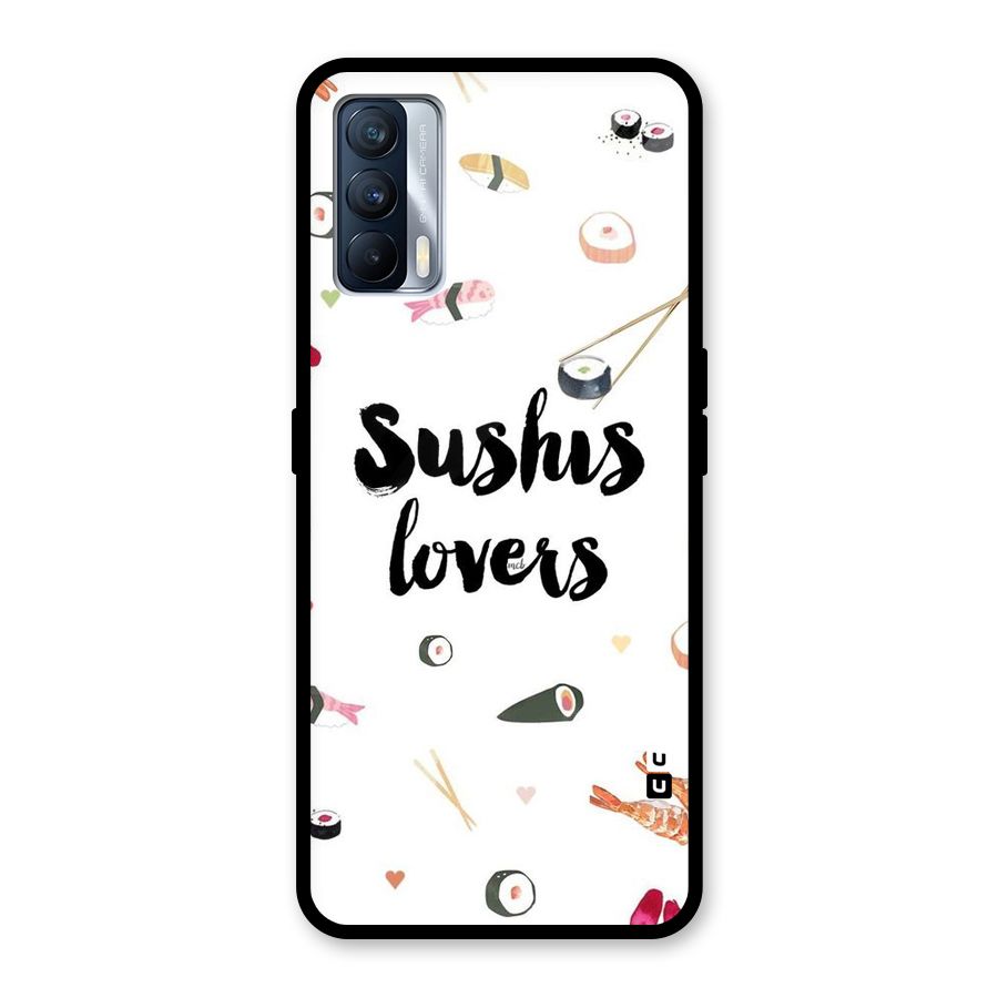 Sushi Lovers Glass Back Case for Realme X7