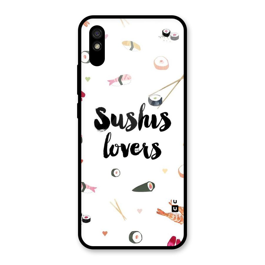 Sushi Lovers Glass Back Case for Redmi 9i