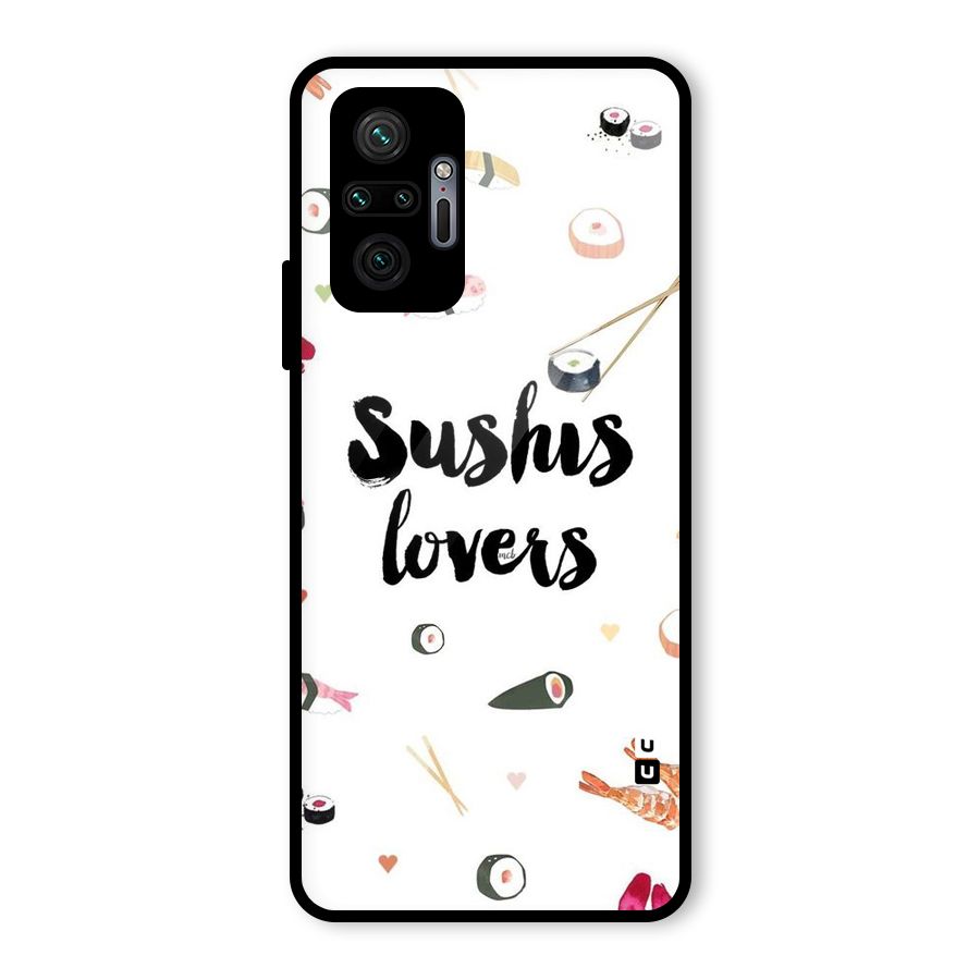 Sushi Lovers Glass Back Case for Redmi Note 10 Pro Max