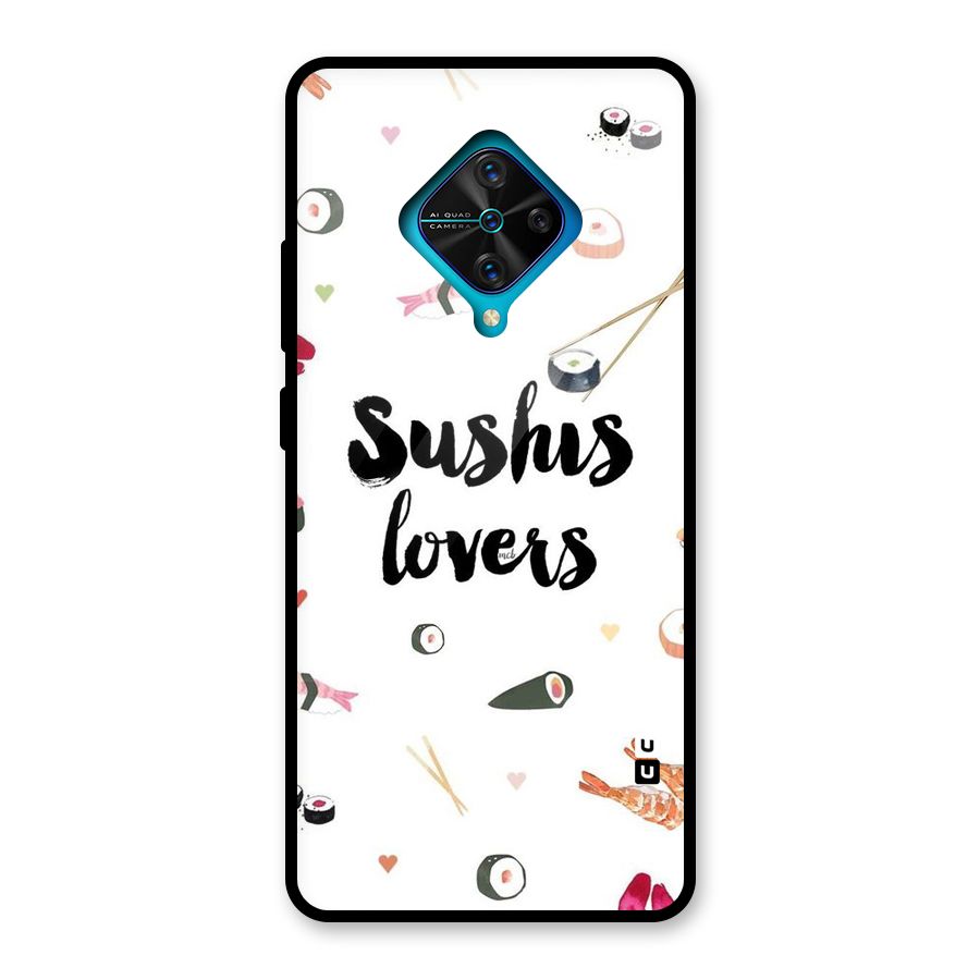 Sushi Lovers Glass Back Case for Vivo S1 Pro