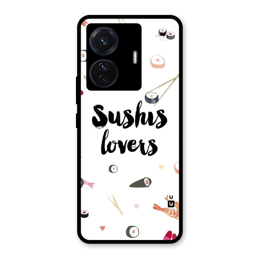 Sushi Lovers Glass Back Case for Vivo T1 Pro