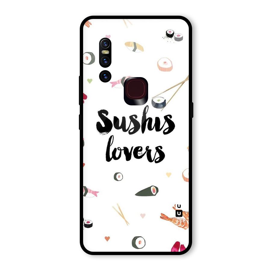 Sushi Lovers Glass Back Case for Vivo V15