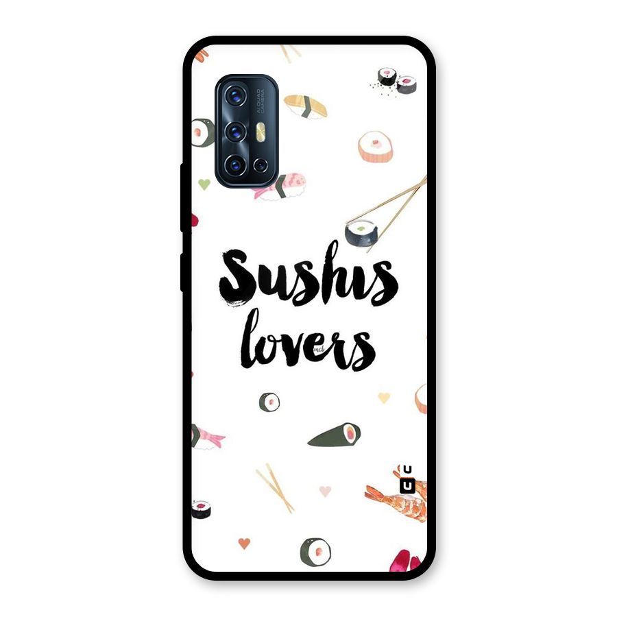 Sushi Lovers Glass Back Case for Vivo V17