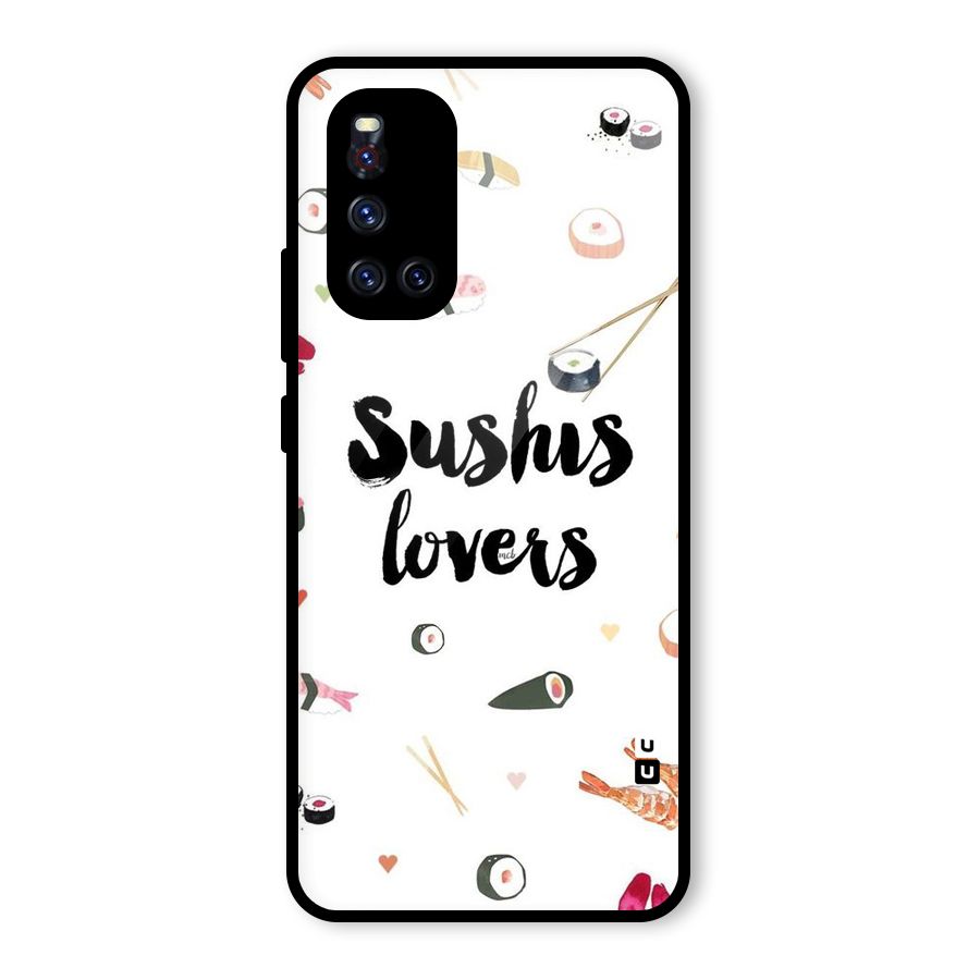 Sushi Lovers Glass Back Case for Vivo V19