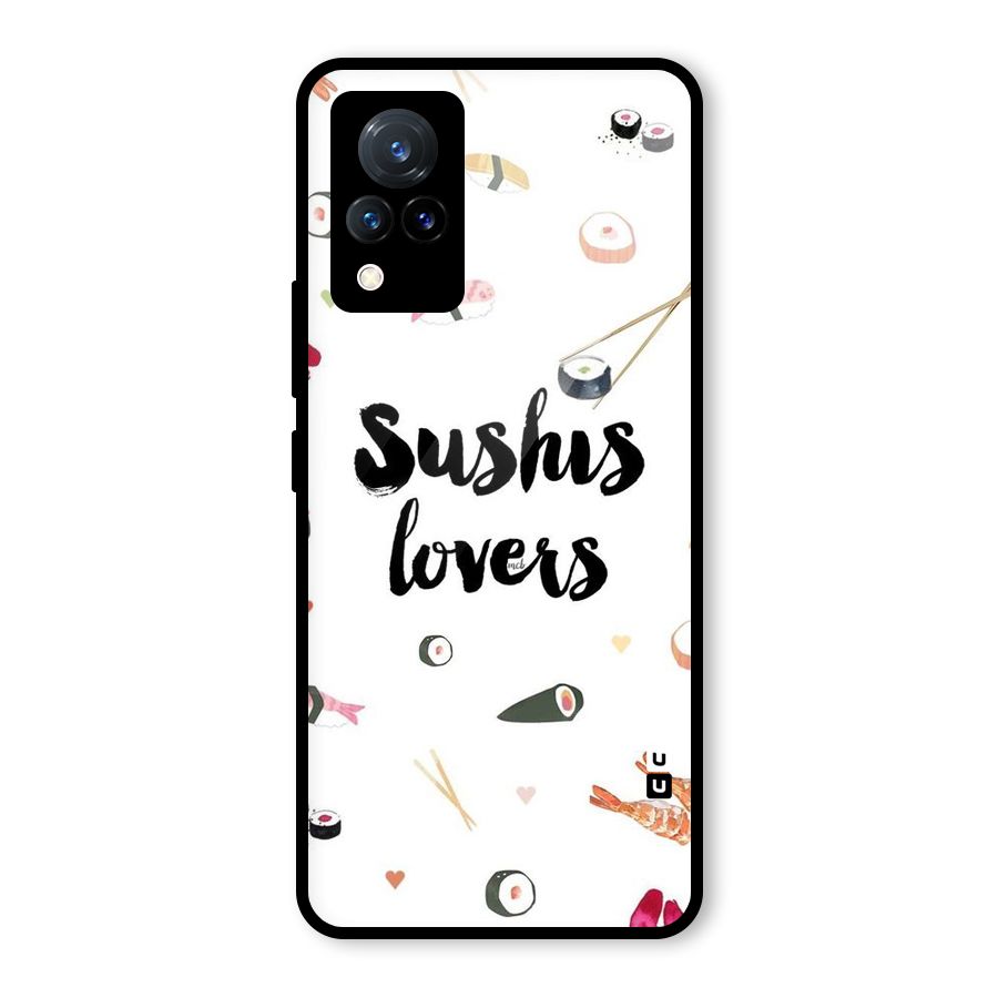 Sushi Lovers Glass Back Case for Vivo V21 5G