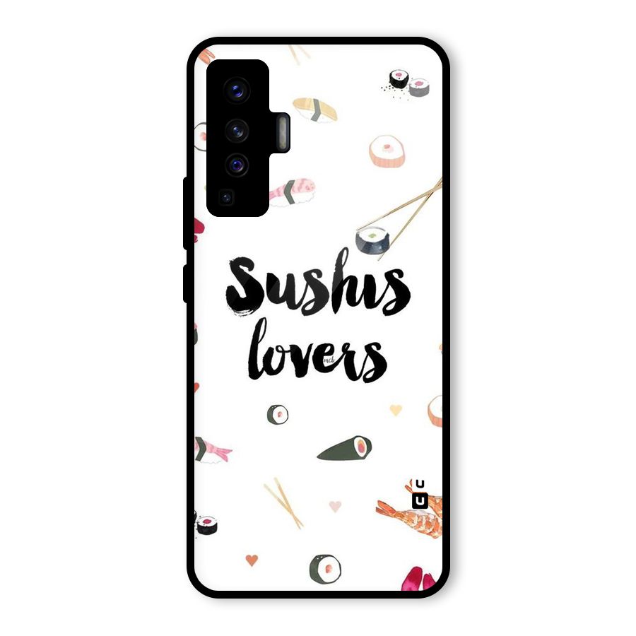 Sushi Lovers Glass Back Case for Vivo X50