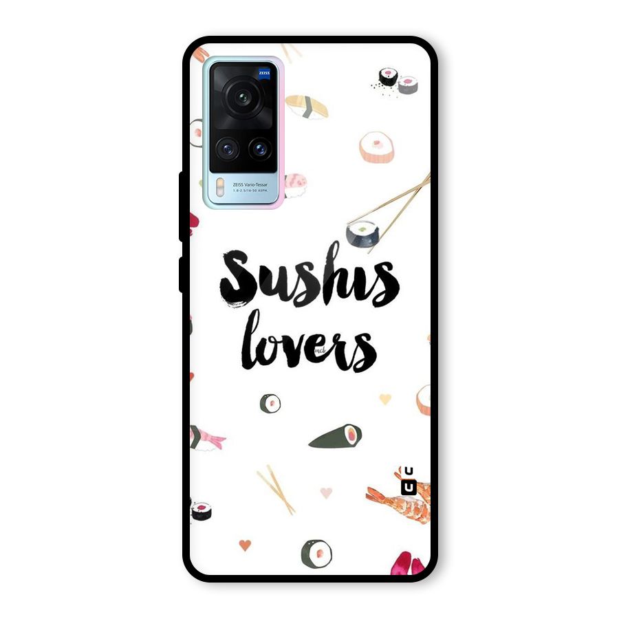 Sushi Lovers Glass Back Case for Vivo X60