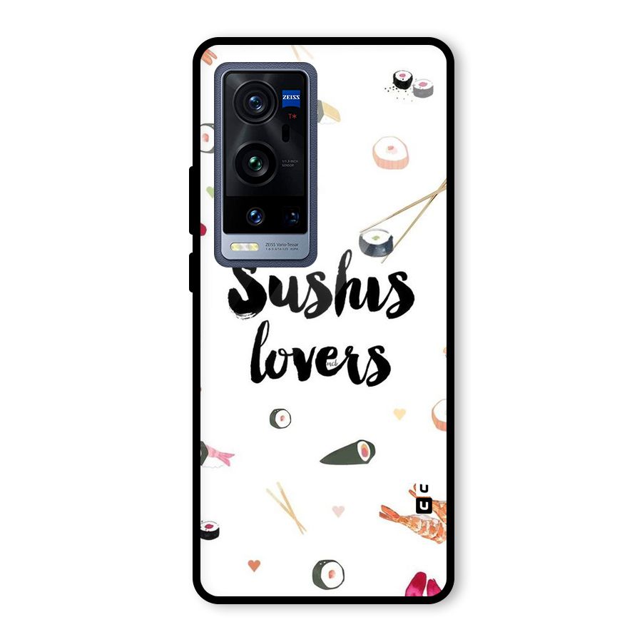 Sushi Lovers Glass Back Case for Vivo X60 Pro Plus