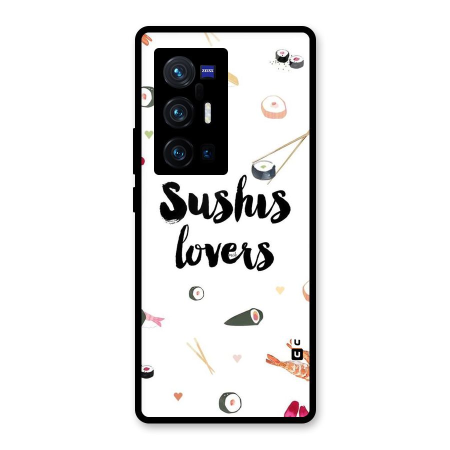 Sushi Lovers Glass Back Case for Vivo X70 Pro Plus