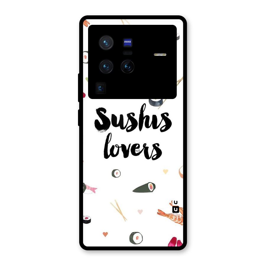 Sushi Lovers Glass Back Case for Vivo X80 Pro