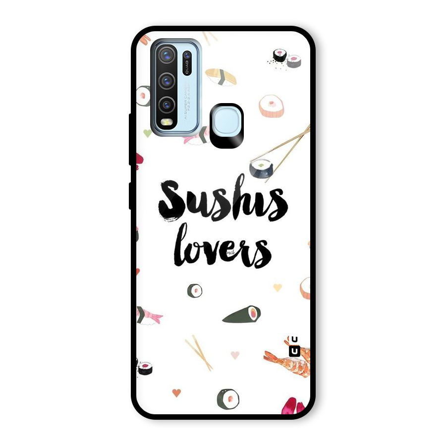 Sushi Lovers Glass Back Case for Vivo Y30
