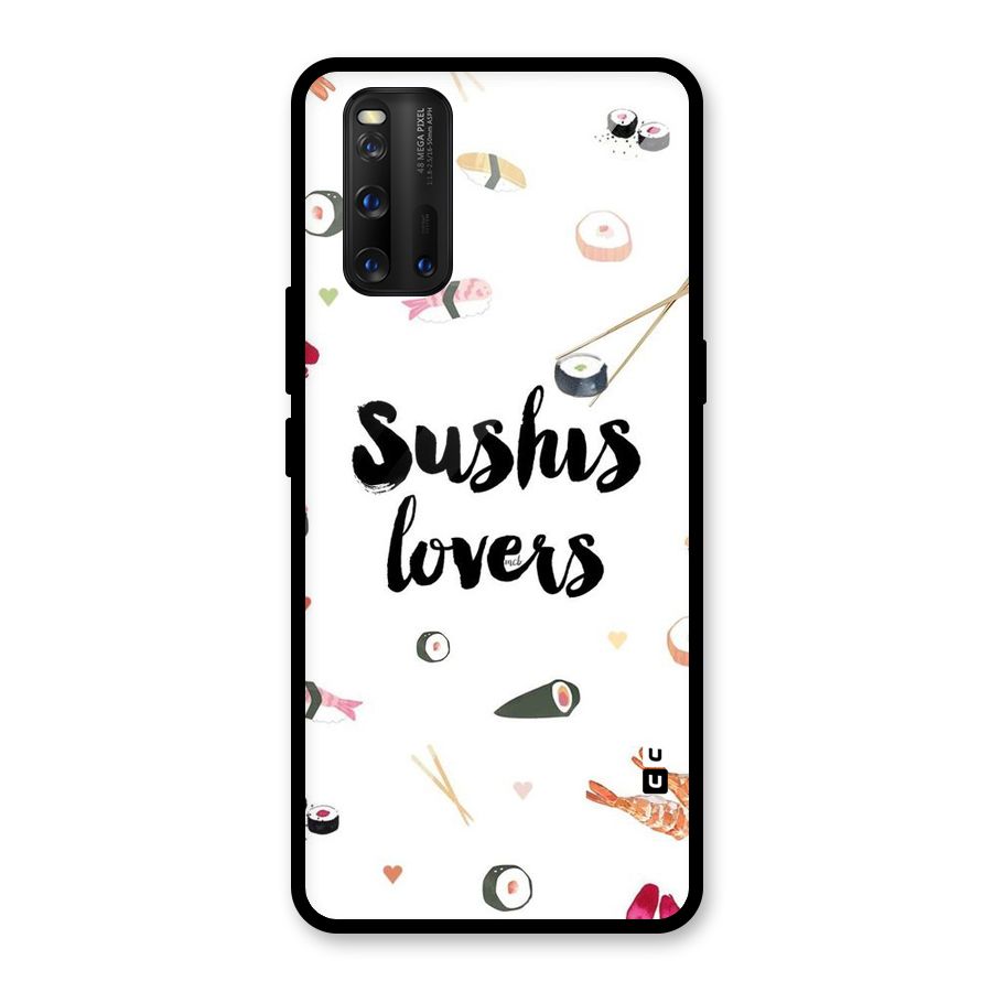 Sushi Lovers Glass Back Case for Vivo iQOO 3