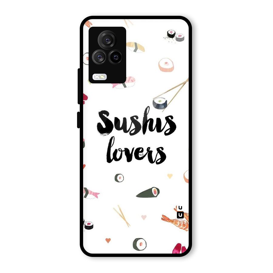 Sushi Lovers Glass Back Case for Vivo iQOO 7 Legend 5G