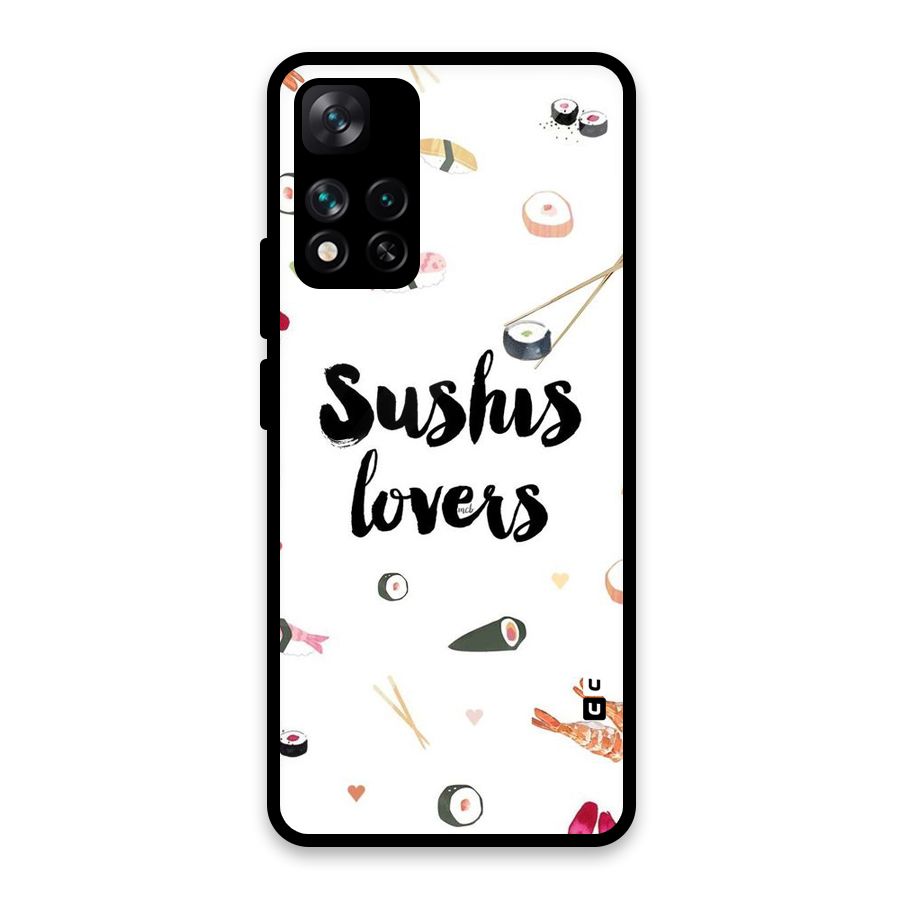 Sushi Lovers Glass Back Case for Xiaomi 11i HyperCharge 5G