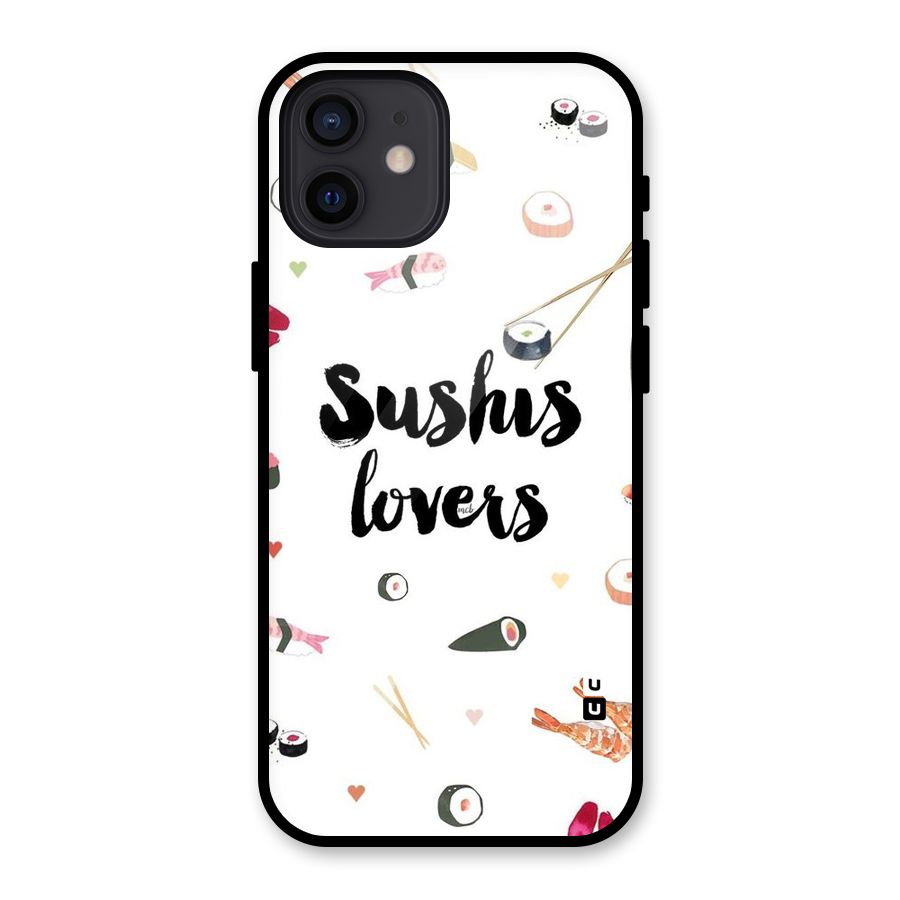 Sushi Lovers Glass Back Case for iPhone 12
