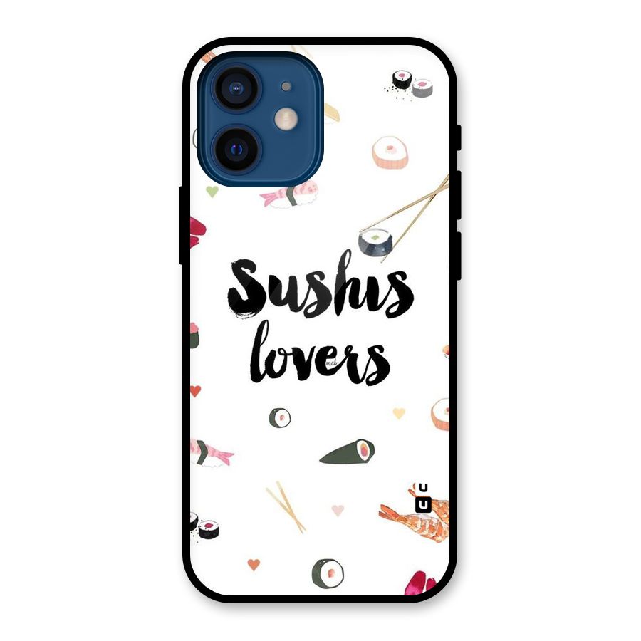 Sushi Lovers Glass Back Case for iPhone 12 Mini
