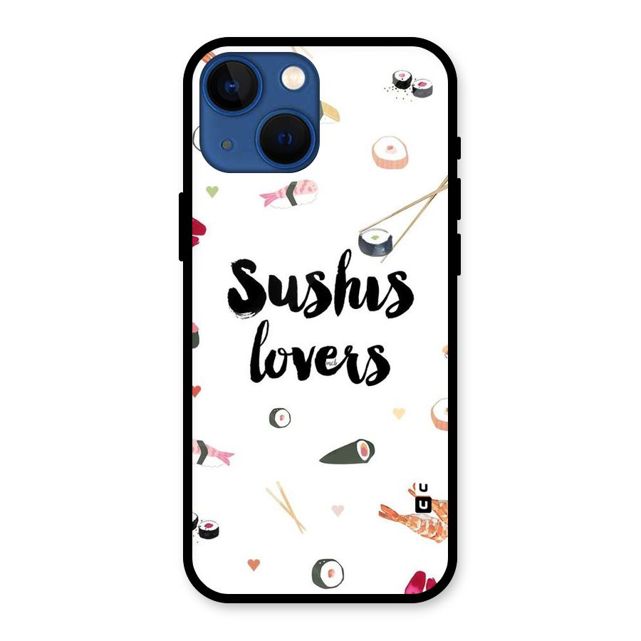 Sushi Lovers Glass Back Case for iPhone 13 Mini