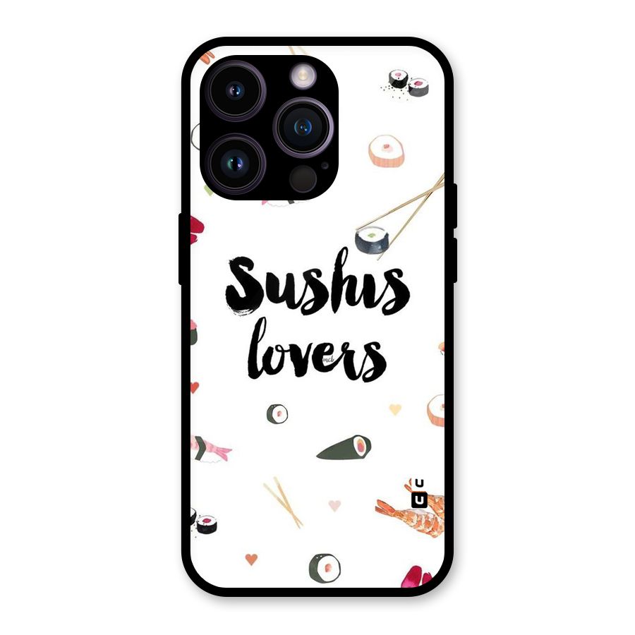 Sushi Lovers Glass Back Case for iPhone 14 Pro