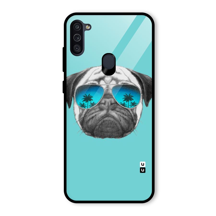 Swag Doggo Glass Back Case for Galaxy M11