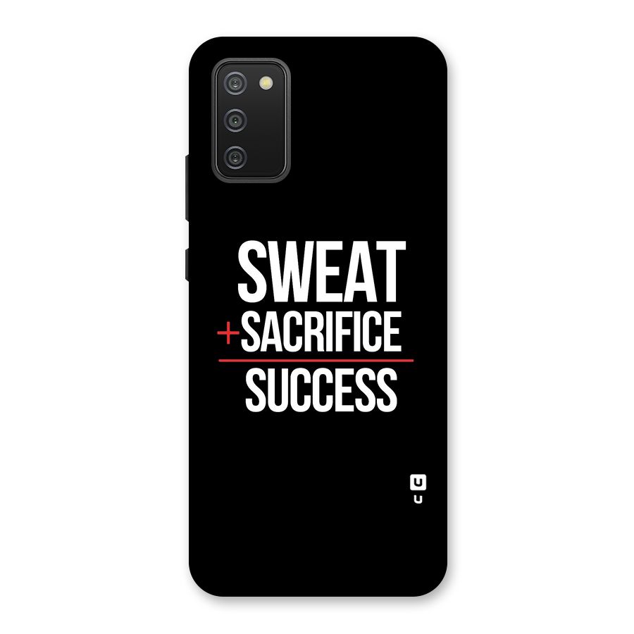 Sweat Sacrifice Success Back Case for Galaxy M02s